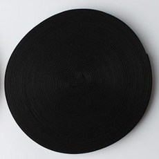 時尚亮點尼龍平織帶 38mm 100碼, 黑色, 1個