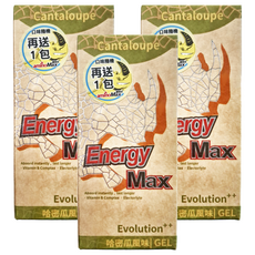 aminoMax 邁克仕 Energy MAX 犀牛能量包哈密瓜 電解質 補給品, 4包, 29ml, 3盒