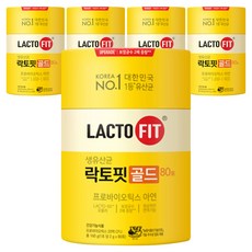 Chong Kun Dang 鍾根堂 LACTO-FIT Gold益生菌粉隨身包, 160g, 5罐