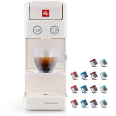 Illy Francis Y3.3咖啡機白色+迎賓膠囊隨機送14p, Y3.3 E&C