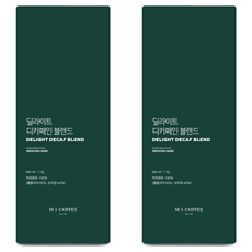 M.I.Coffee Delight 無咖啡因綜合, 1kg, 咖啡原豆(不研磨), 2個