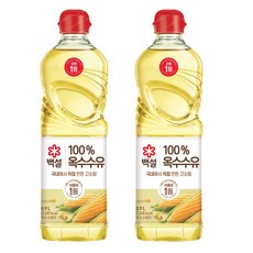 CJ BEKSUL 白雪 玉米油, 900ml, 2個