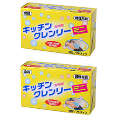 Kitchen Cleany Mini 無磷洗碗皂, 濃縮固體洗劑, 去除油垢, 350g, 2盒