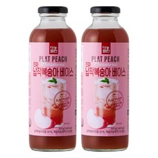 다농원 진짜 납작복숭아 베이스, 600g, 2개