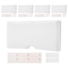 comet 塑膠袋收納盒 附貼紙+魔鬼氈, 白色, 1組