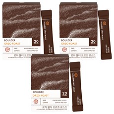 LOHA 볼더 오르조 로스트 보리커피, 3개, 20개입, 2g