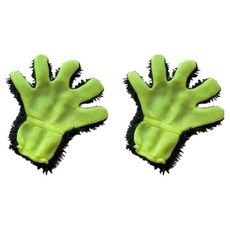 토브비 세차용 손가락 장갑 차량 청소용 워시 글러브, 혼합색상, 2개