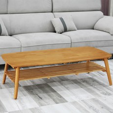 Ains 實木1200折疊和室桌, 自然色