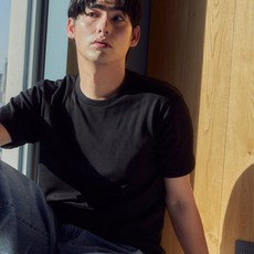 유니버스 가먼트 남성 베이직 반팔 티셔츠