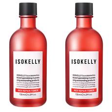 Isokelly 紅色修護爽膚水, 2個, 130ml