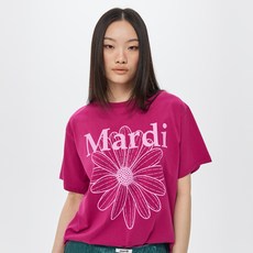 Mardi Mercredi 女款花卉瑪莉黛棉質T恤