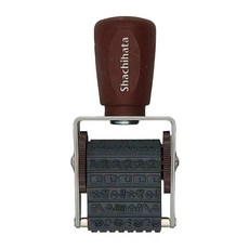 Shachihata 寫吉達 古川紙工聯名迴轉印章 MY BIYORI B款 SNRD-13A9 13種不同圖案 自由組合 可用油性/水性墨水, 1個