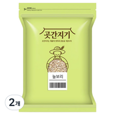 곳간지기 국내산 늘보리, 1kg, 2개