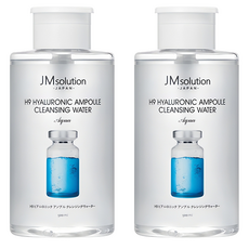 JM solution H9 玻尿酸安瓶卸妝水 Aqua, 500ml, 2個