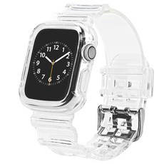 Imall Apple Watch 雙層塗層透明防撞一體式錶帶, 透明, 1個