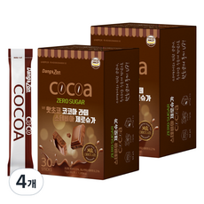 Dang Zon 熱巧克力可可拿鐵甜菊糖零糖, 4個, 30件, 11g