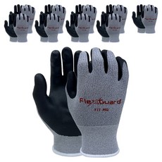 NiTex Flexguard FIT MG 工作用塗層手套 雙手穿戴組 S, 麻灰色, 10套