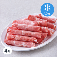 돌돌말이 대패 목심 (냉동), 400g, 4개