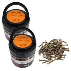 이노공구 접시머리 머신피스 5 x 40 mm JPMS020 100p, 40mm, 100개