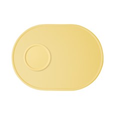 BOWLBOWL 韓國製 Bowl Bowl 矽膠餐墊, 起司黃, 400 x 290 mm