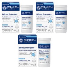 연세생활건강 비피더스 유산균, 3개, 30정