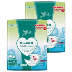 康乃馨 成人紙尿褲 一般型, L~XL(臀圍101~152cm), 13片, 2包