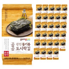 곰곰 광천 들기름 도시락김, 5g, 40개