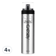 갸스비 셋&킵 슈퍼하드 헤어스프레이, 263ml, 4개