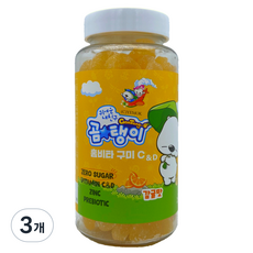 我可愛的朋友 Gomtaenggi Homebita Gumi C Baby Jelly, 橘子口味, 252g, 3罐