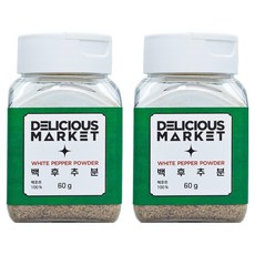 美味市場白胡椒粉小, 60g, 2個