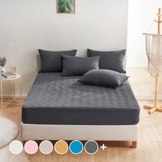 fLanue 素色絎縫床包枕頭套組