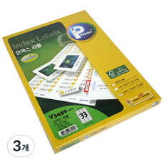 Printec Any 索引標籤紙 V3490-100, 33格, 300個