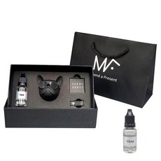 MFUTURE 鬥牛犬車用芳香劑 霧面黑套組, 1套, No.5