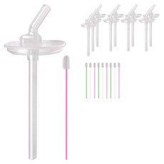 hibee Foogo適用替換吸管+吸管刷組, 隨機出貨, 10組