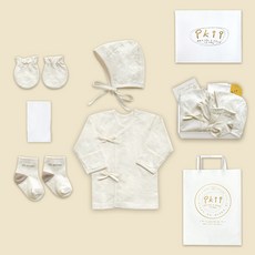 ikii 孩童長袖肚衣用品禮盒 5件組+禮物袋