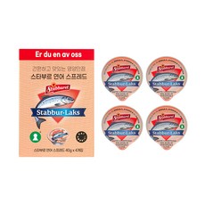스타부르 연어스프레드, 40g, 4개