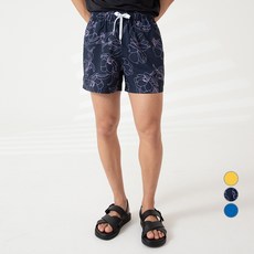 CARET 男士基本款三分海灘褲