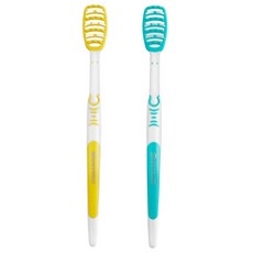 Heyjoy 淨舌腮紅舌苔清潔劑藍+黃套組, 1套