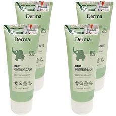 Derma 寶寶有機舒敏萬用膏, 蘆薈杏仁油深層滋潤, 新生兒嬰兒敏感肌適用, 0%香精, 99%天然萃取, 4條, 100ml