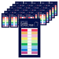 TUCO.B 旗標便利貼 9色, 30個, 180張