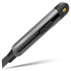 델리 홈시리즈 커터칼 블랙 18mm EHT4018, 1개