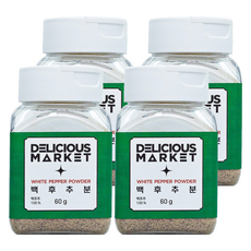 딜리셔스마켓 백후추분 소형, 60g, 4개