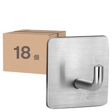 304不鏽鋼掛勾 防水防潮 承重力強, 象鼻勾款, 18個