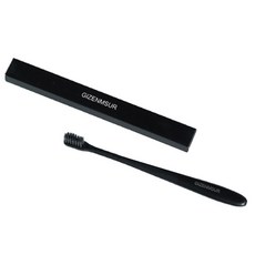 팡팡카트 호텔식 블랙 앤 화이트 칫솔 블랙, 1개입, 1개