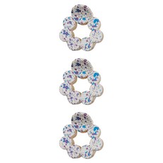 JY迷彩抓夾 3個, 圓形白, 1組