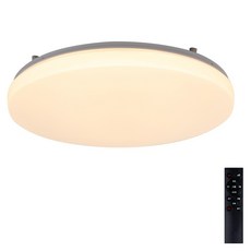 멜리빙 에어 원형 방 천장등 삼색변환 + 밝기조절 리모컨 LED75W 플리커프리, 화이트