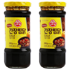 오뚜기 달콤칼칼한 간장 찜닭 양념, 240g, 2개