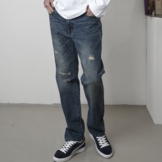 Haihu 男士絎縫水洗直筒棉褲