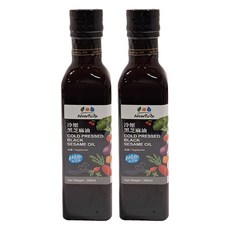 味榮 冷壓黑芝麻油 冬令進補、產前產後必備, 260ml, 2瓶
