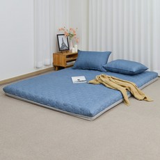 Magic Bed 蓬鬆可折疊床墊, 現代藍